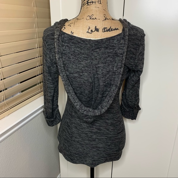 Roxy V-Neck Cuffed Sleeve Beach Sweater - Picture 8 of 13